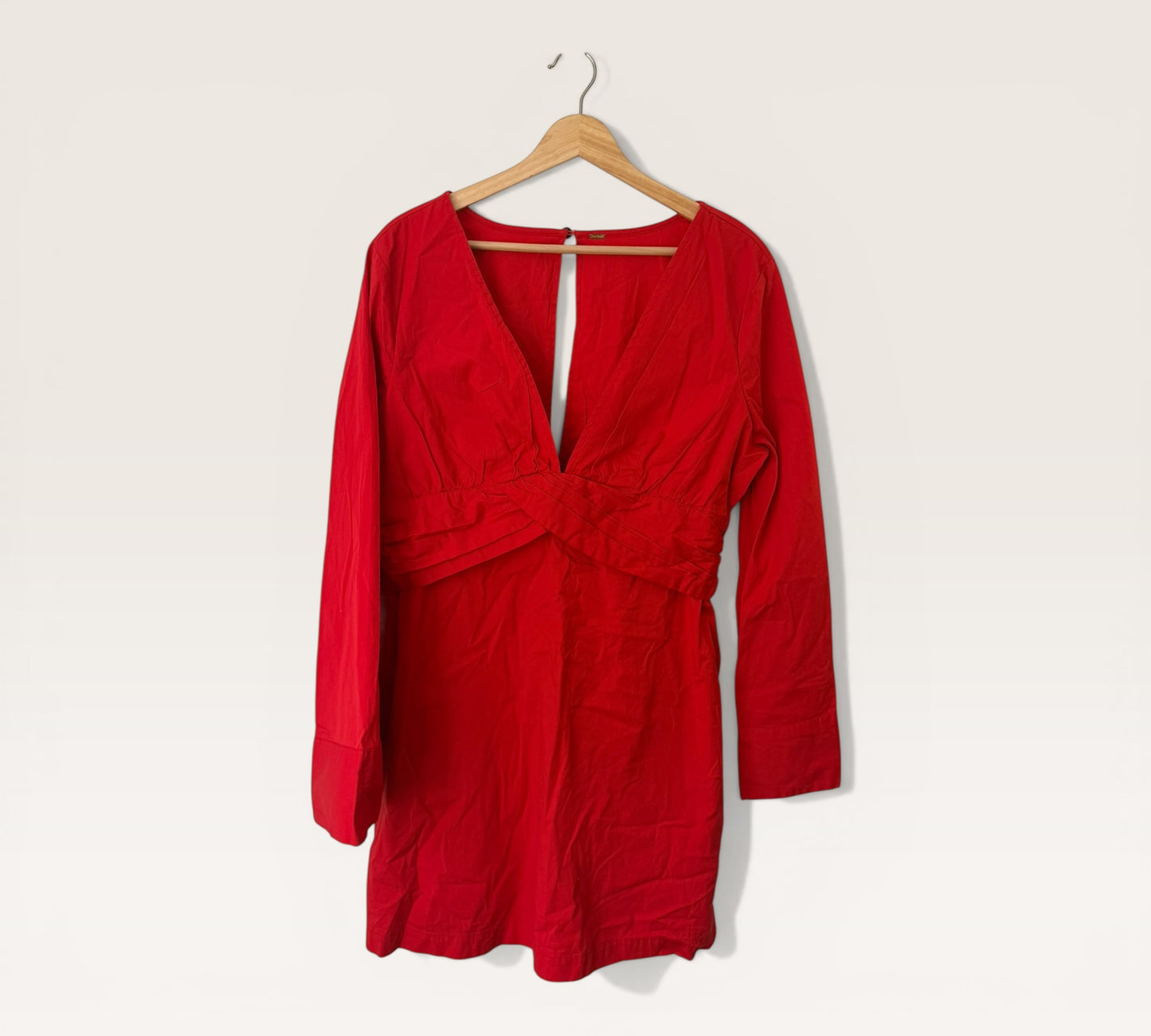 Free People Red Cotton Skort/Dress