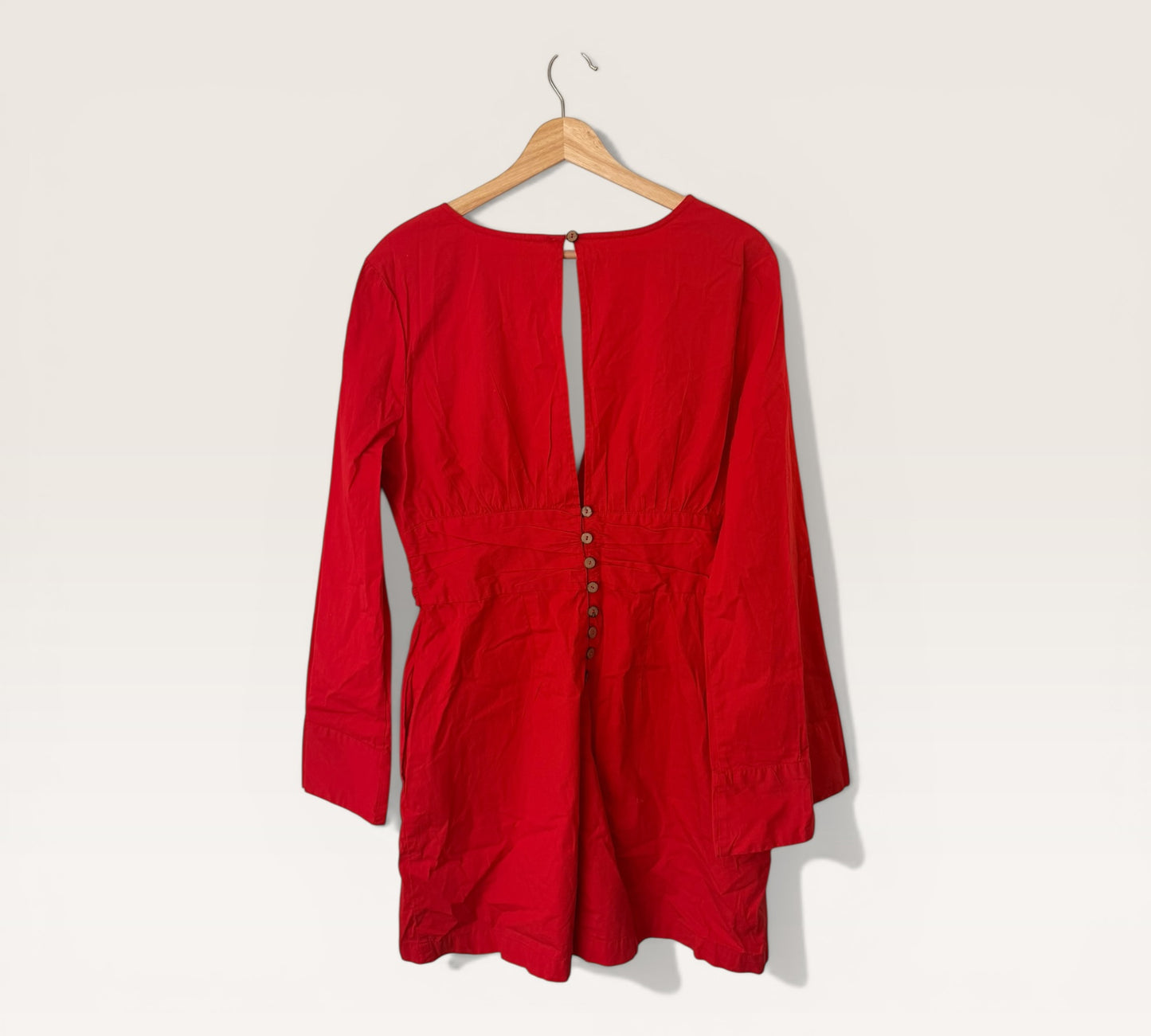Free People Red Cotton Skort/Dress