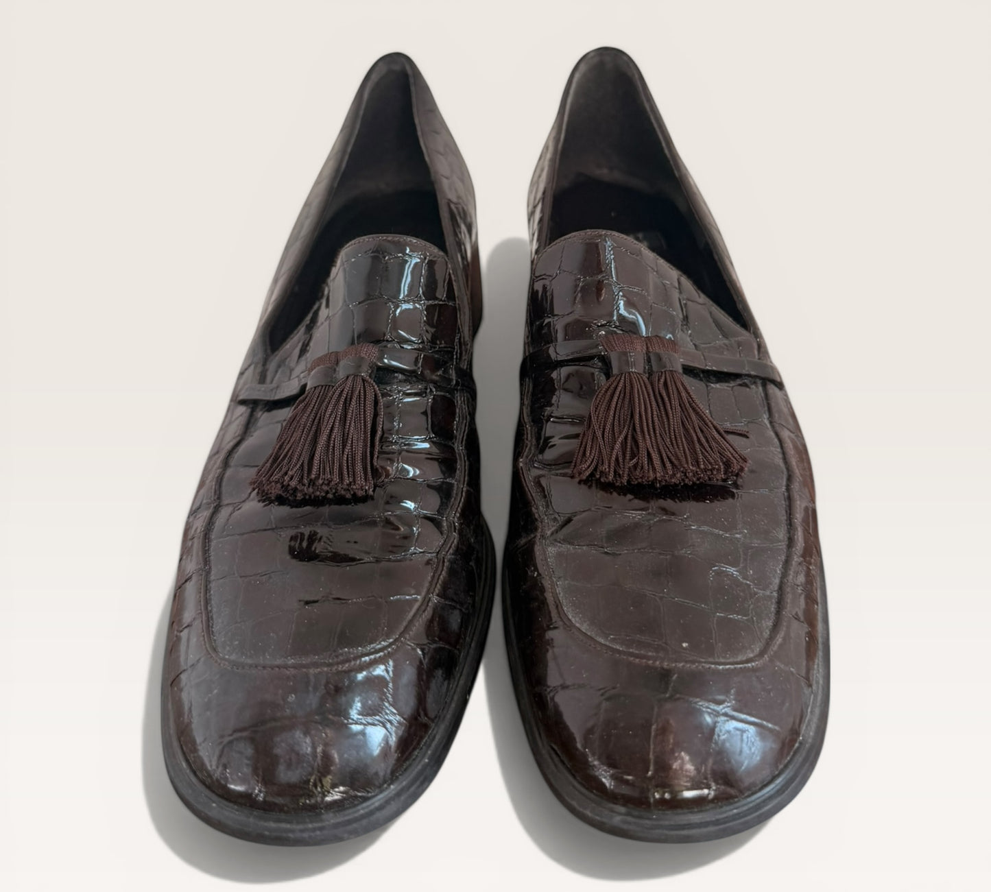 Stuart Weitzman Crocidile embossed Loafers